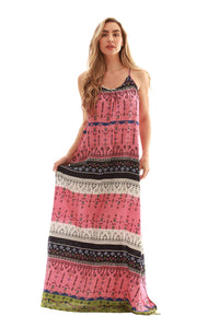 Maxi Dress Sundresses Pink