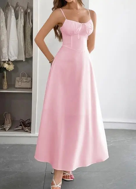 Maxi Dress Sundresses Pink