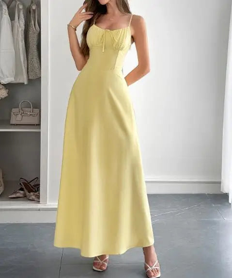 Maxi Dress Sundresses Pink