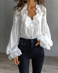 Ilvara - Elegant Lace Blouse for Women